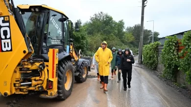 Başkan Kocaman Yoğun Yağış Sonrası Sahada