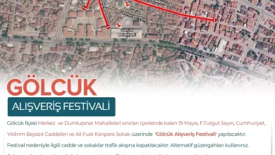 Gölcük Alışveriş Festivali’ne trafik düzenlemesi