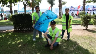 Körfez’de 1 ton atık toplandı