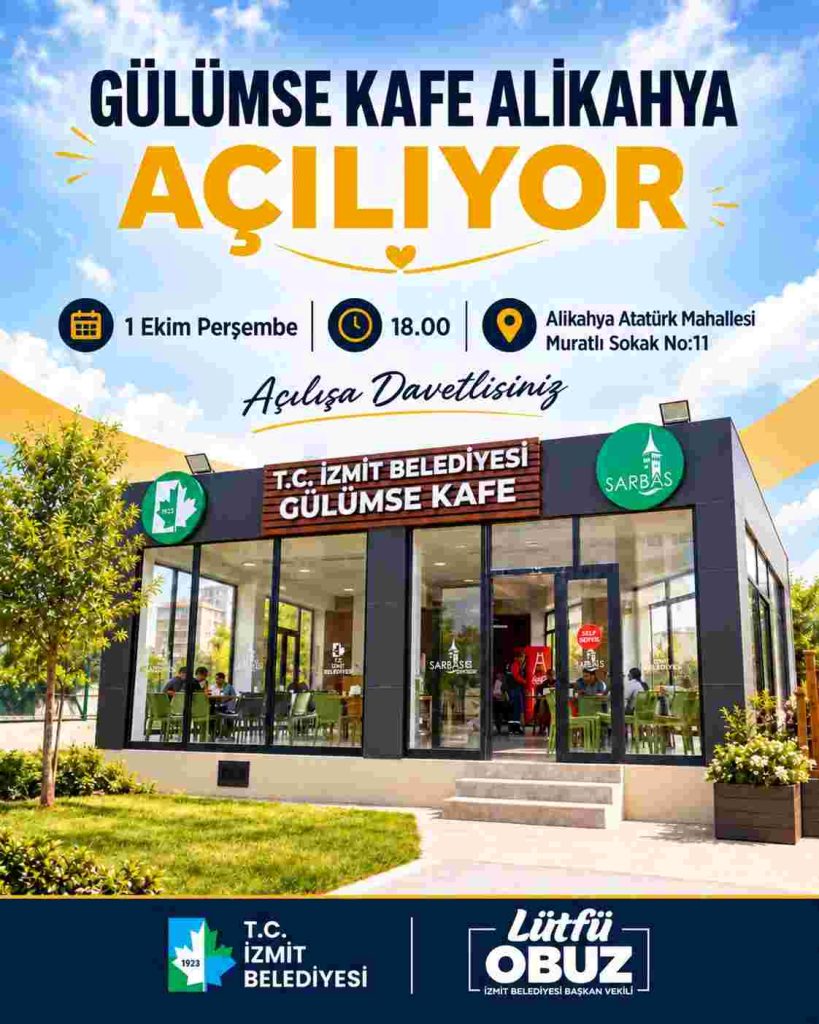Gülümse Kafe Alikahya 1 Ekim’de kapılarını açıyor