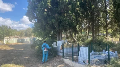 İzmit’te mezarlıklar Büyükşehir eliyle güzelleşiyor