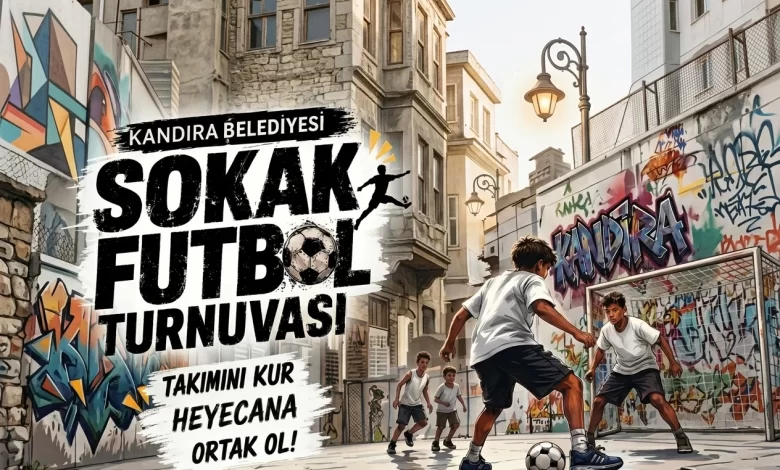 Kandıra Belediyesi’nden Gençlere Özel Sokak Futbol Turnuvası