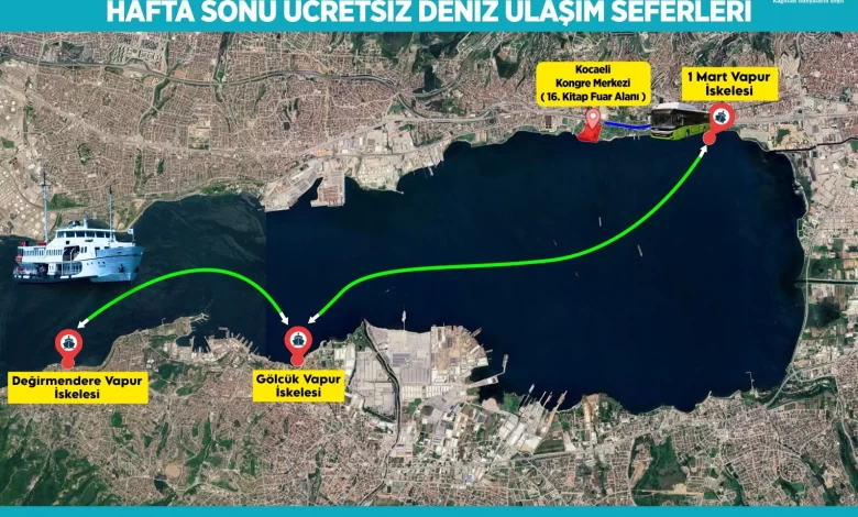 Kitapseverlere denizden fuara konforlu ulaşım