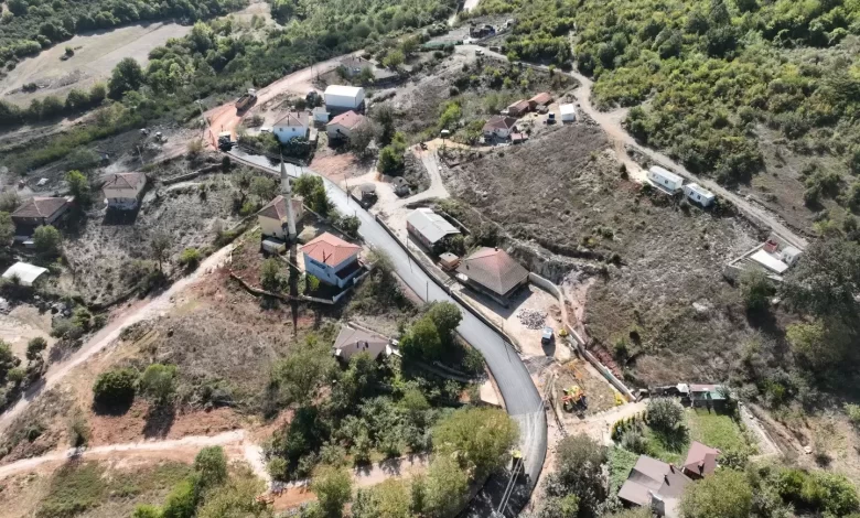 Körfez’de köy yollarına Büyükşehir dokunuşu