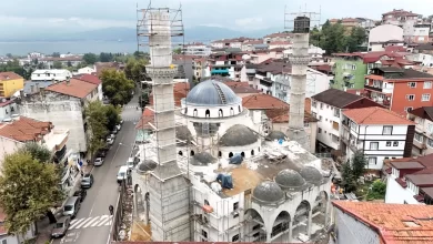 Kuruçeşme Merkez Camii’nde siluet ortaya çıkıyor