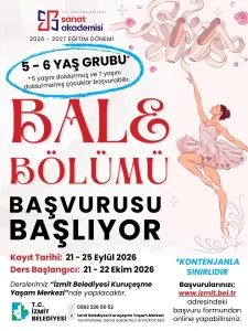 Miniklerin bale yolculuğu için başvurular başlıyor