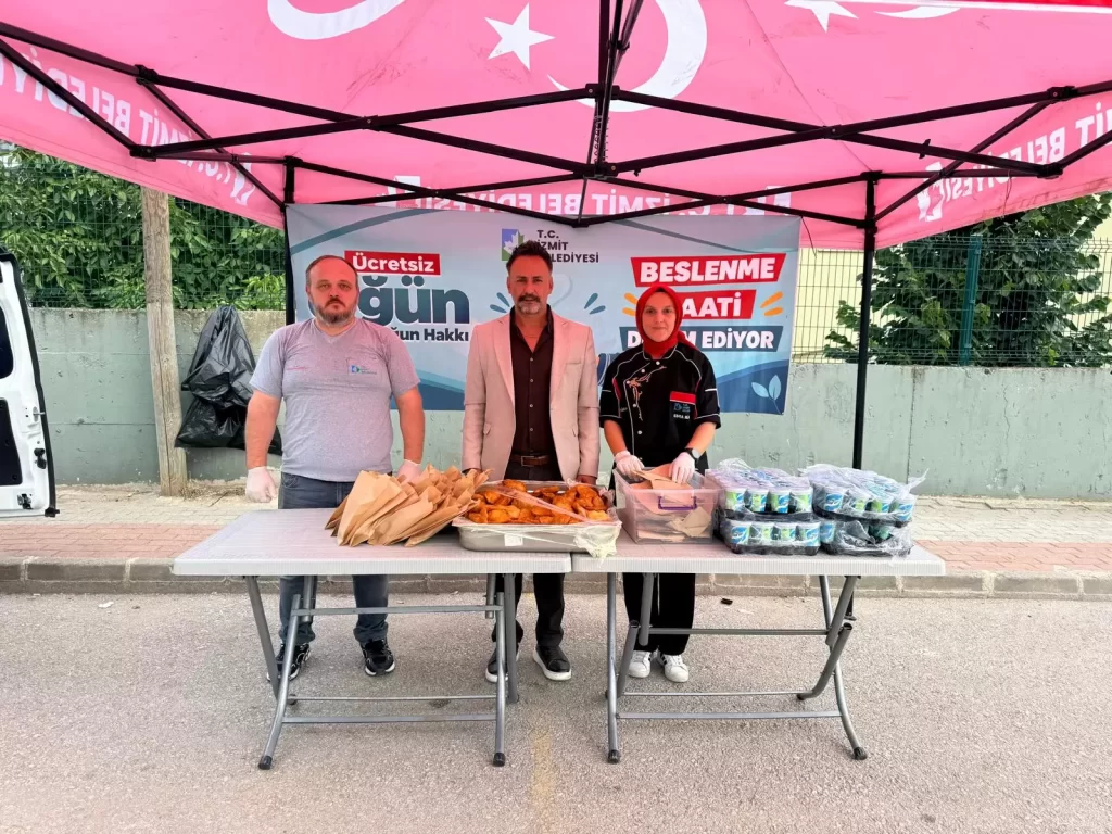 İzmit Belediyesinin Beslenme Saati Projesi devam ediyor - görsel 4