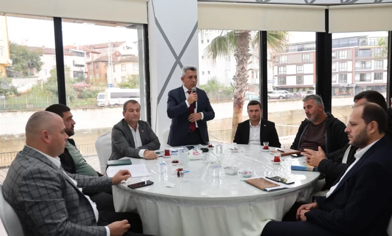 Başkan Ölmez Muhtarlarla Buluştu “Önceliğimiz Hizmet”