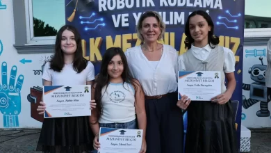 Robotik Kodlama ve Yazılım Evi ilk mezunlarını verdi