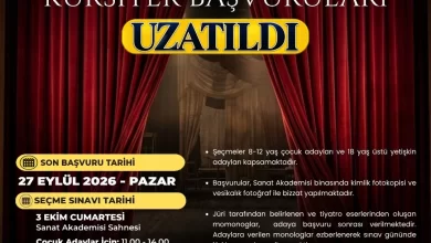 İzmit Belediye Tiyatrosu’nda başvuru süresi uzatıldı