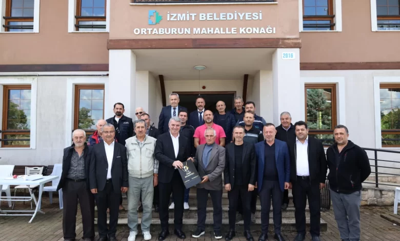 İzmit Belediyesi, Ortaburun Mahallesinin ihtiyaçlarını yerinde dinledi