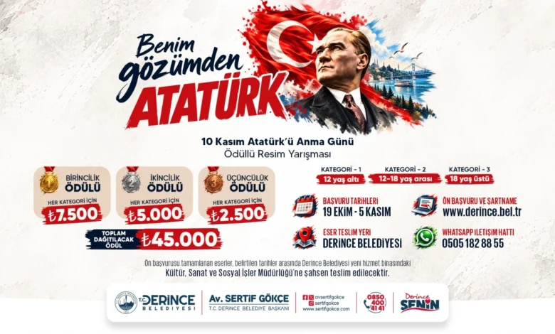“Benim Gözümden Atatürk” Yarışması İçin Başvurular Başladı