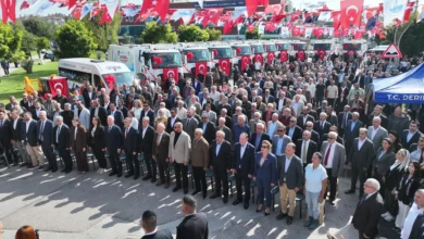Derince Belediyesi 14 Yeni Hizmet Aracını Tanıttı
