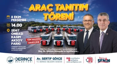 Gökhan Günaydın, Derince’nin Araç Tanıtımına Katılacak