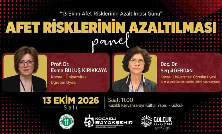 Afet risklerinin azaltılması paneli
