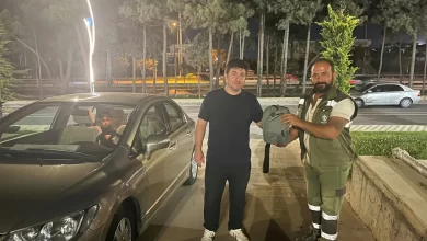 Büyükşehir personelinden örnek davranış