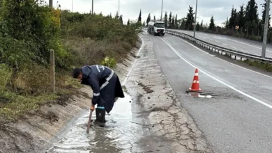 Büyükşehir’den sağanak sonrası yoğun çalışma