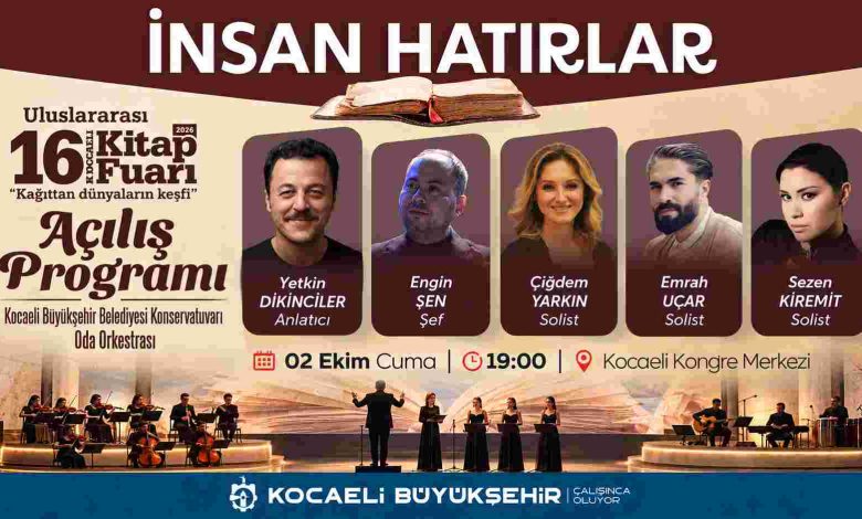Kocaeli Kitap Fuarı resmi törenle açılacak