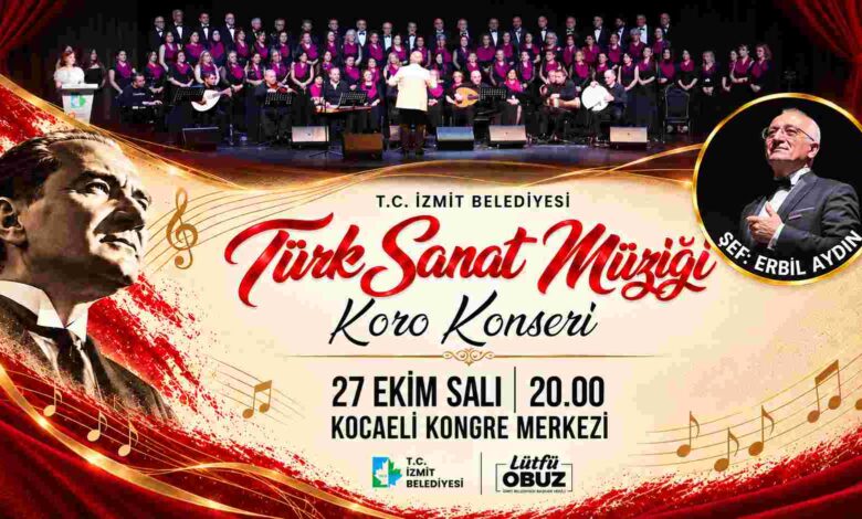 İzmit Belediyesi Türk Sanat Müziği Korosu Cumhuriyet coşkusunu sahneye taşıyacak