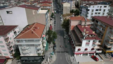 Şehit Numan Dede Caddesi yeni yüzüyle hizmette