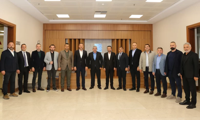 Kocaeli Müteahhitler Birliği’nden KOTO’ya tam kadro ziyaret