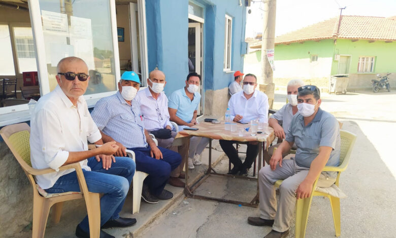 Manisa Salihli’de muhtarların talepleri yerinde dinlendi