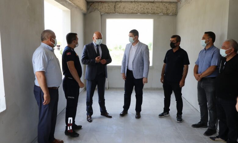 Manisa Kırkağaç’ta itfaiye binası tamamlanıyor