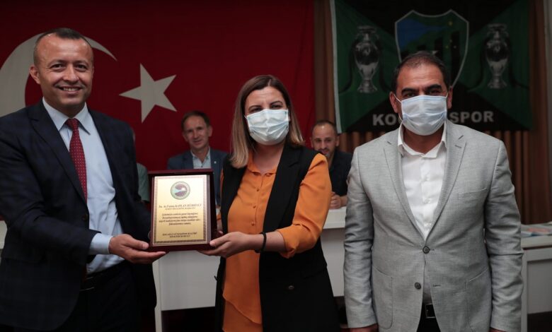 Güneşspor’dan Başkan Hürriyet’e amatöre destek plaketi