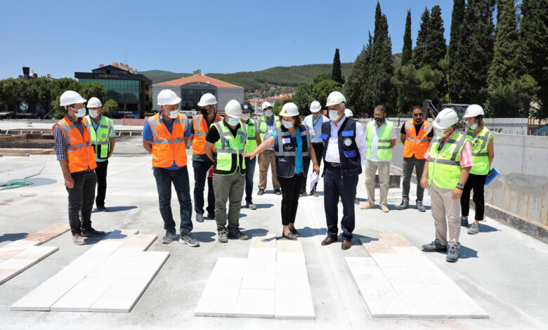 Muğla Menteşe’de Kent Meydanı’na yakın mercek