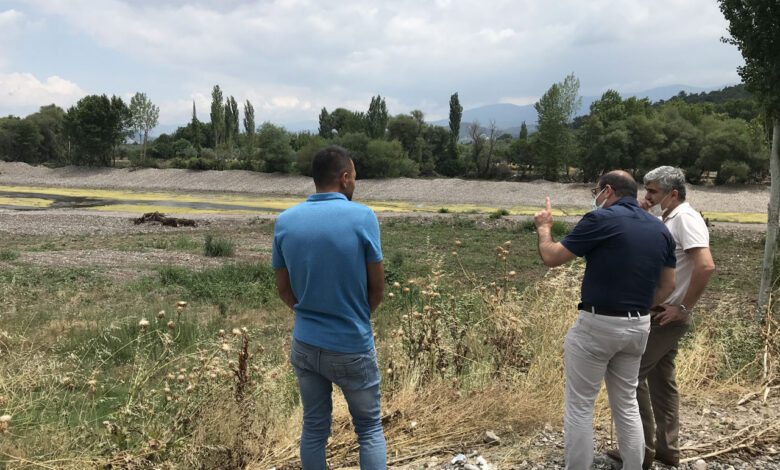 Manisa kırsalında sondaj kuyuları için etüt