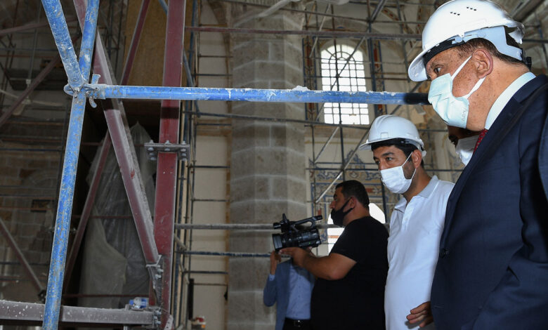 Malatya’da Yeni Camii restorasyonuna inceleme