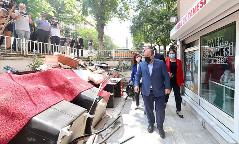 Edirne’de sel mağduru esnafa KOSGEB desteği