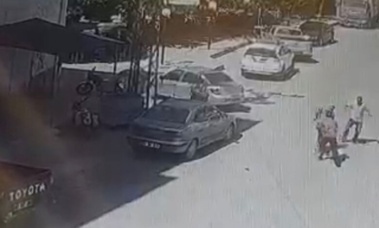 Adıyaman Besni’deki bıçaklı saldırı anı kameralara yansıdı