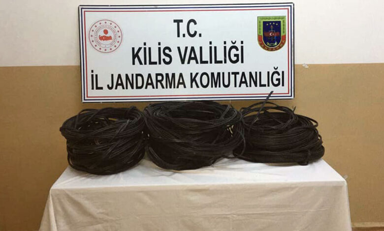 Kilis’te kablo hırsızları JASAT’tan kaçamadı