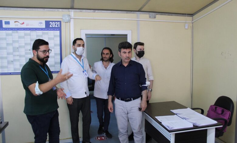 Rektör Karacoşkun, Mavi Hilal Vakfı’nı ziyaret etti