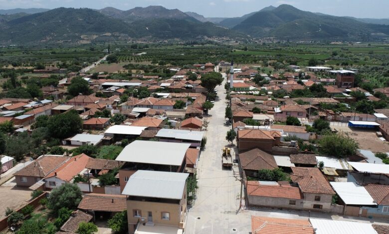 Manisa Turgutlu Yeniköy’de alt ve üstyapı çalışmaları tamamlandı