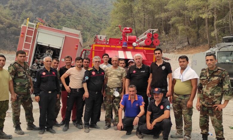 Kayseri itfaiyesinden olağanüstü performans