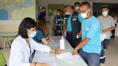 Kocaeli İzmit Belediye personeli de aşılanıyor