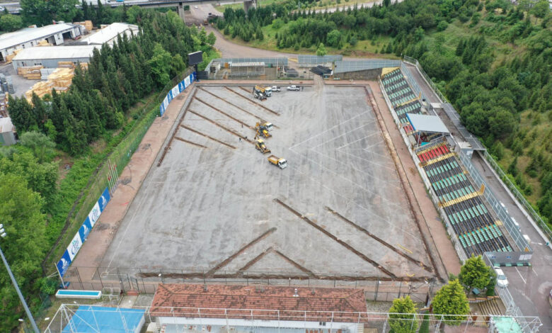 Kocaeli Derince Stadı yenileniyor