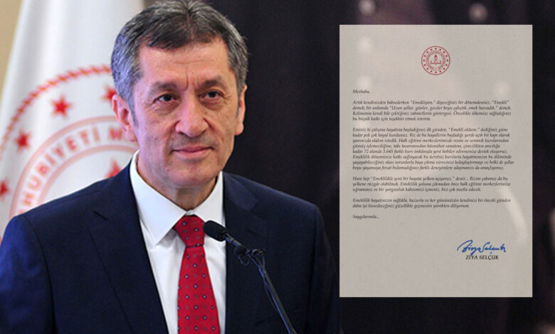 Bakan Selçuk duyurdu! 400 bin emekliye mektup
