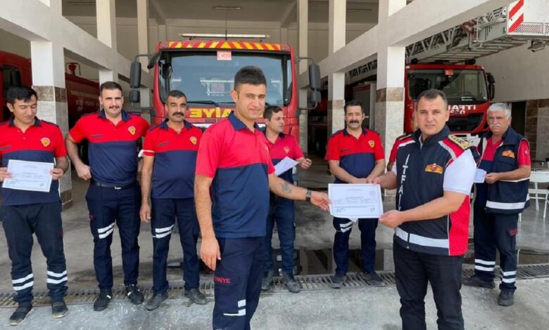 Mardin’de 50 itfaiyeciye eğitim verildi