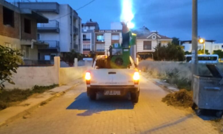 Manisa’da haşereyle mücadele sürüyor