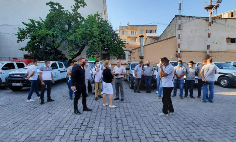 Manisa Akhisar’da haşereyle mücadeleye devam