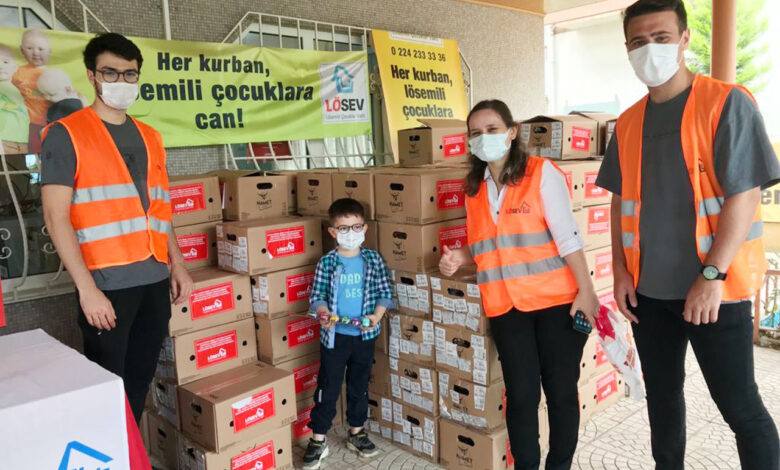 LÖSEV Et desteğini Bursa dağıtımıyla sürdürdü