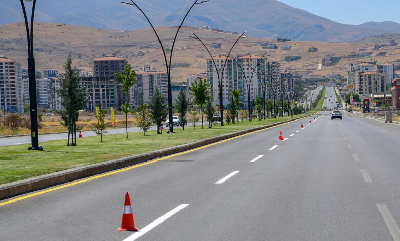 Malatya Altınkayısı Bulvarı’nda yol çalışması