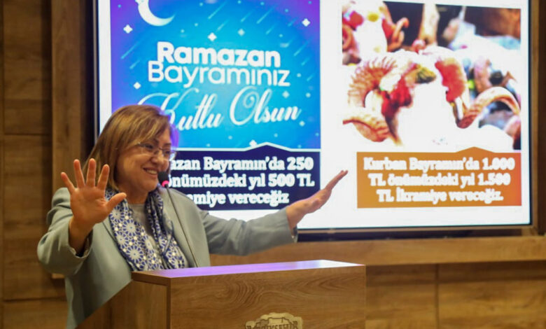 Gaziantep’te personele bayram ikramiyesi