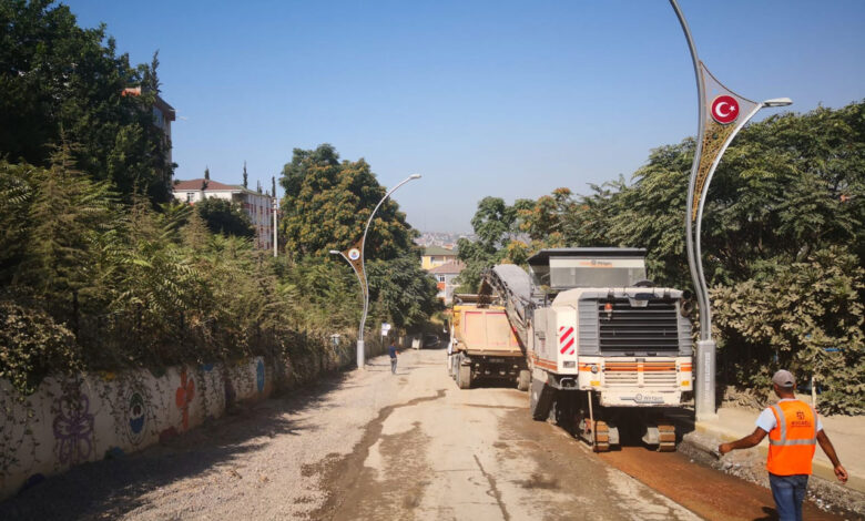 Kocaeli Dilovası’nda üstyapı çalışmaları