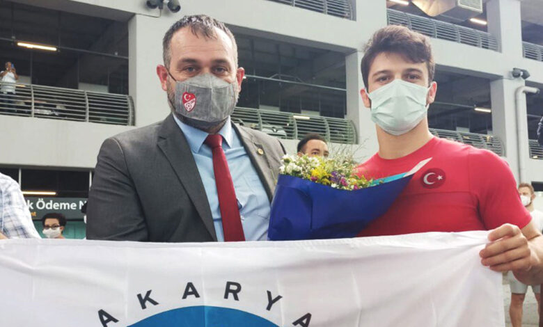 Sakaryalı milli güreşçi Avrupa ikincisi oldu