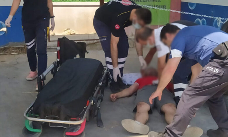 Aydın Efeler’de gündüz vakti uyuşturucu komasına girdi