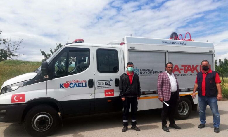 Kocaeli Büyükşehir “A Takımı”ndan mahalle mesaisi